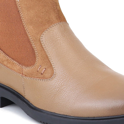 Red Chief Men's Tan Leather Chelsea Boots |RC4148 006