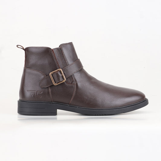 Red Chief Brown Formal Chelsea Boot Shoes for Men RC4072 003