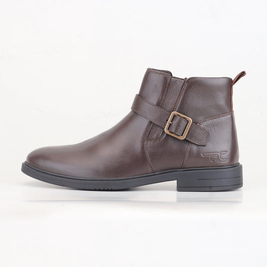 Red Chief Brown Formal Chelsea Boot Shoes for Men RC4072 003