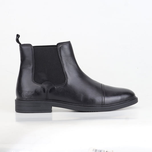 Red Chief Black Formal Chelsea Boot Shoes for Men RC4071 001