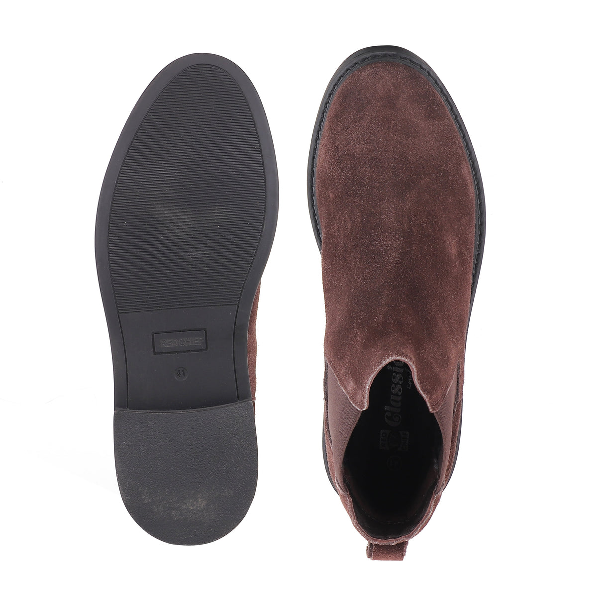 REDCHIEF Brown Leather Casual Chelsea Boot for Men RC4063 003