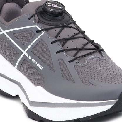 Red Chief Sports Grey-White Hiker Shoes for Men H20042 C1254