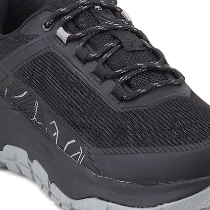 Red Chief Sports Black Color & Low Ankle Lace-Up Comfortable Hiker Shoes for Men |H20044 001