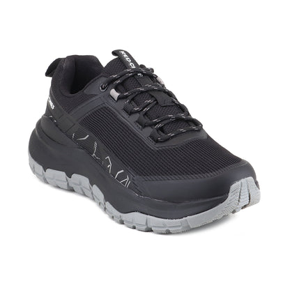 Red Chief Sports Black Color & Low Ankle Lace-Up Comfortable Hiker Shoes for Men |H20044 001