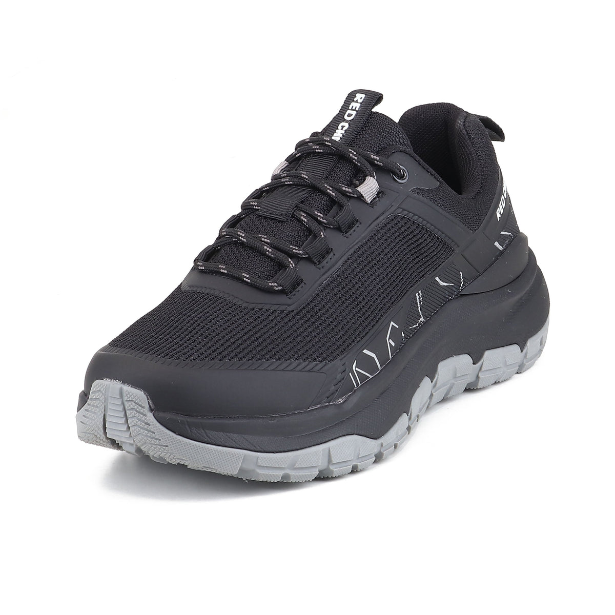 Red Chief Sports Black Color & Low Ankle Lace-Up Comfortable Hiker Shoes for Men |H20044 001