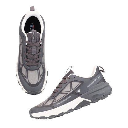 Red Chief Sports Dark Grey Color & Low Ankle Lace-Up Comfortable Hiker Shoes for Men |H20046 F031