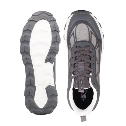 Red Chief Sports Dark Grey Color & Low Ankle Lace-Up Comfortable Hiker Shoes for Men |H20046 F031