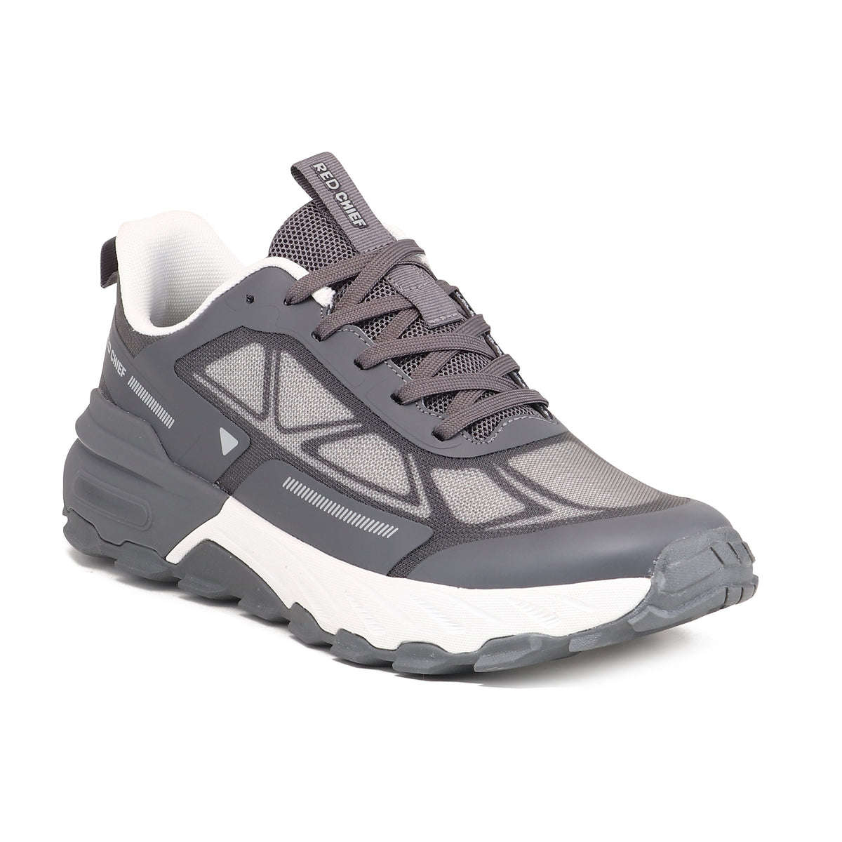 Red Chief Sports Dark Grey Color & Low Ankle Lace-Up Comfortable Hiker Shoes for Men |H20046 F031