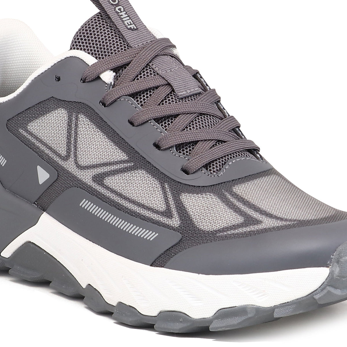 Red Chief Sports Dark Grey Color & Low Ankle Lace-Up Comfortable Hiker Shoes for Men |H20046 F031