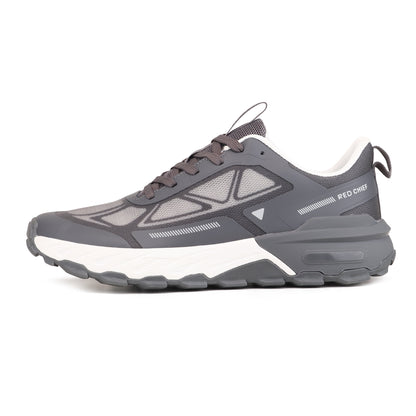 Red Chief Sports Dark Grey Color & Low Ankle Lace-Up Comfortable Hiker Shoes for Men |H20046 F031