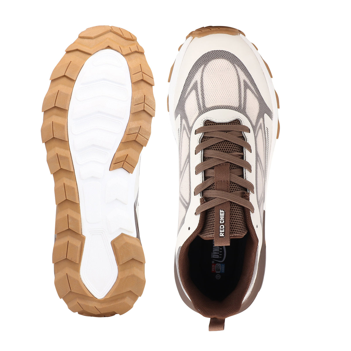 Red Chief Sports Beige-Taupe Color & Low Ankle Lace-Up Comfortable Hiker Shoes for Men H20046 CD14