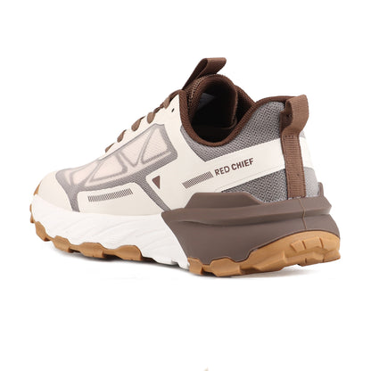 Red Chief Sports Beige-Taupe Color & Low Ankle Lace-Up Comfortable Hiker Shoes for Men H20046 CD14