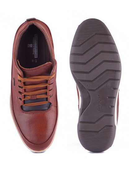 Red Chief Brown Derby Casual Shoes for Men RC1154 003