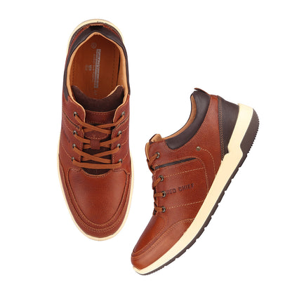 Red Chief Tan Derby Casual Shoes for Men RC1155 006