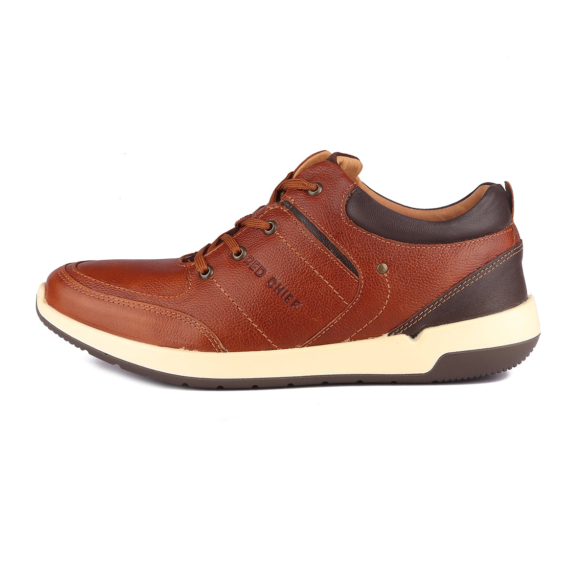 Red Chief Tan Derby Casual Shoes for Men RC1155 006