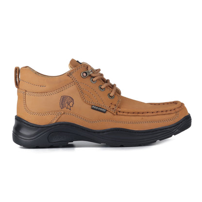 Red Chief Genuine Leather Low Ankle Lace Up Casual Fit Shoes For Men |RC1211 022
