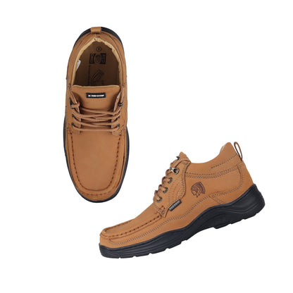 Red Chief Genuine Leather Low Ankle Lace Up Casual Fit Shoes For Men |RC1211 022
