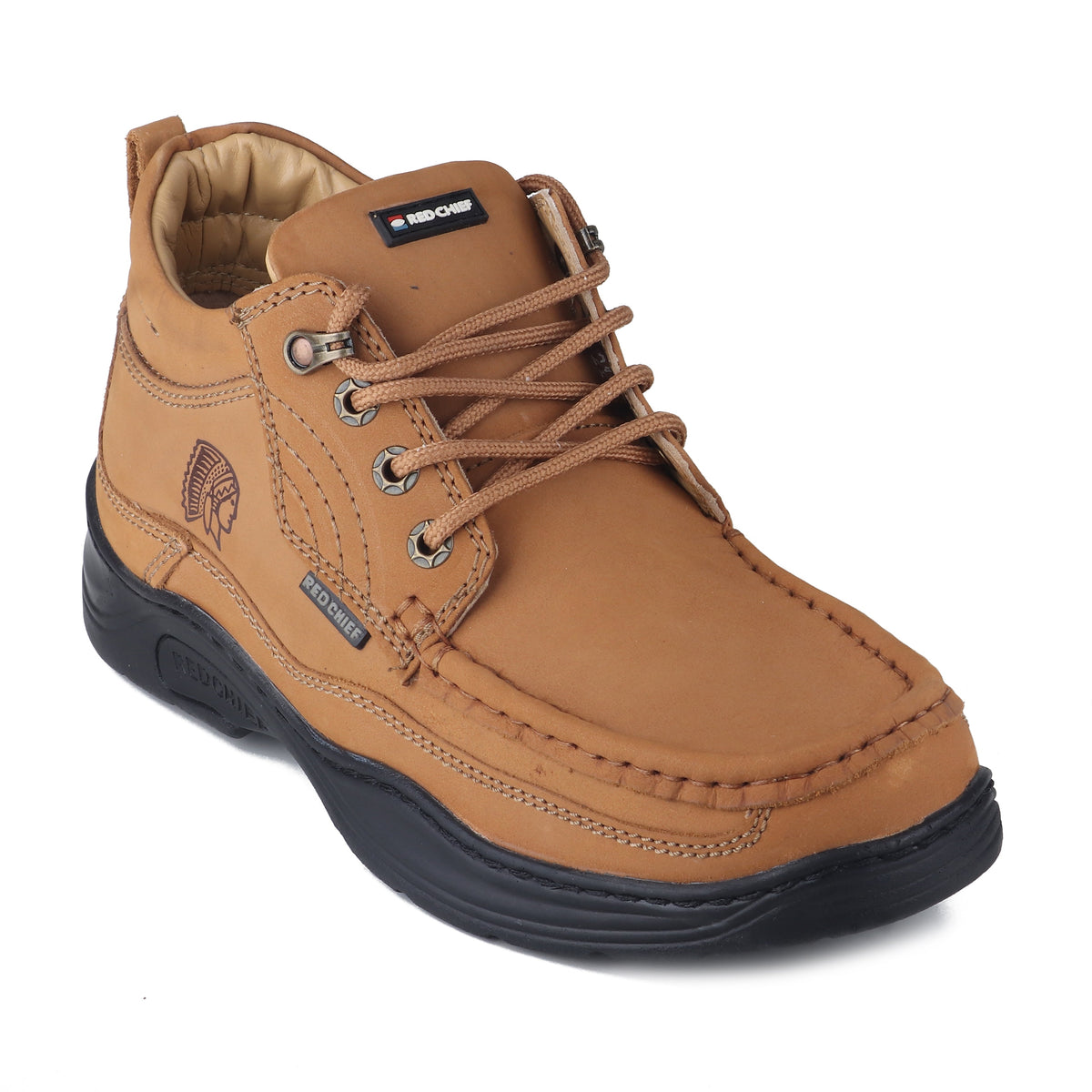 Red Chief Genuine Leather Low Ankle Lace Up Casual Fit Shoes For Men |RC1211 022