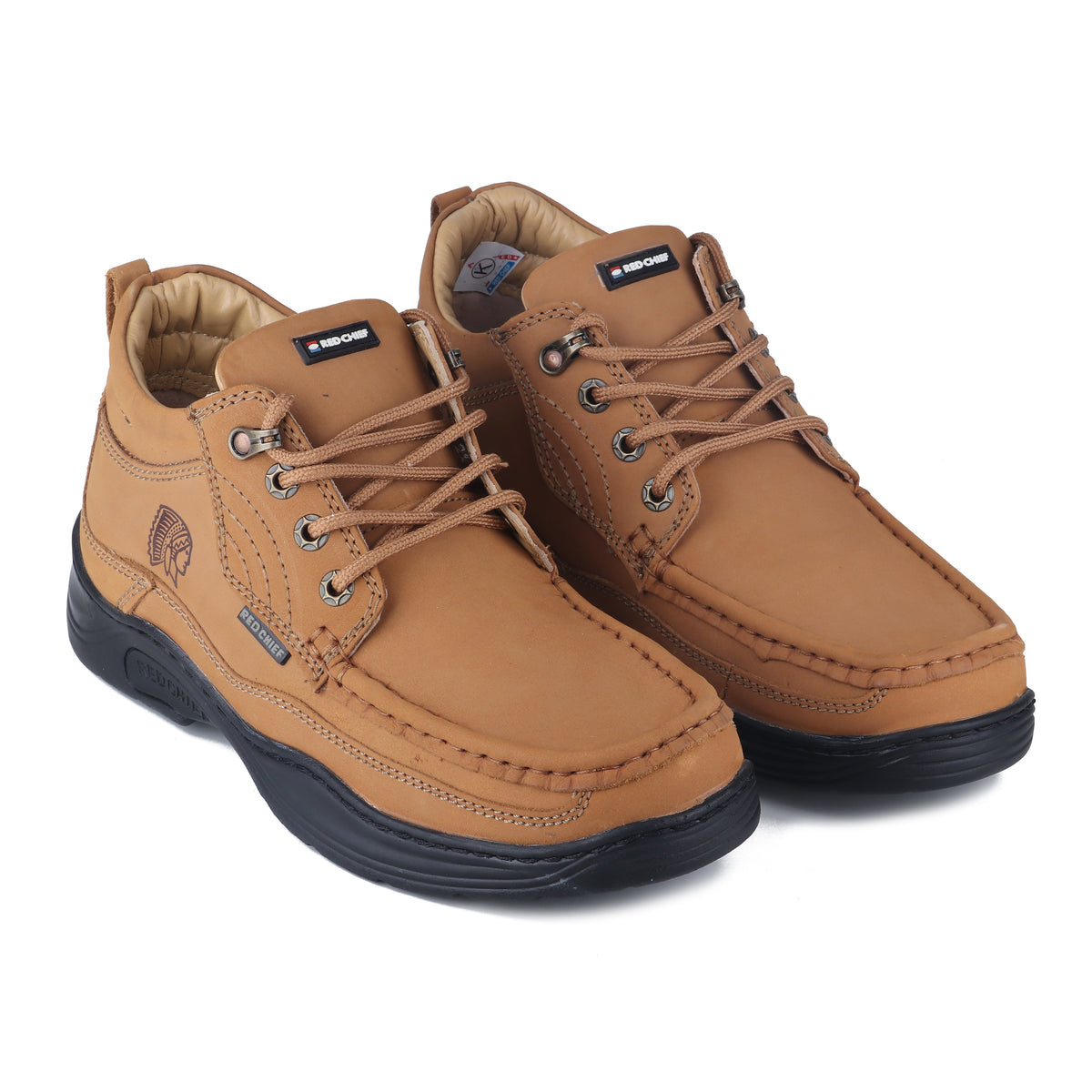 Red Chief Genuine Leather Low Ankle Lace Up Casual Fit Shoes For Men |RC1211 022