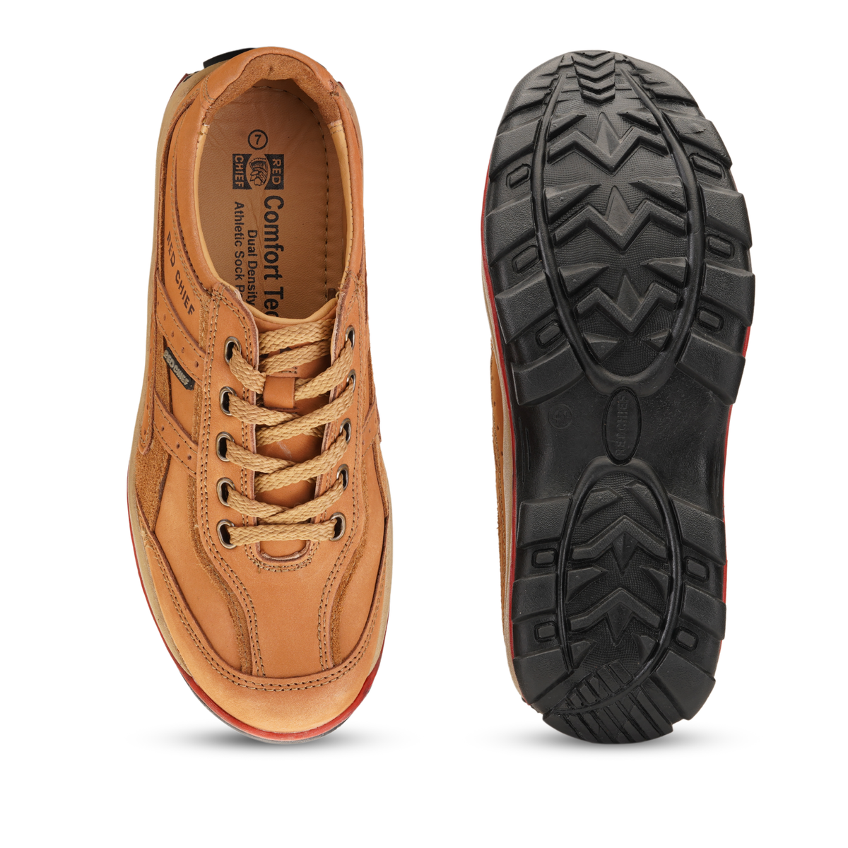 Red Chief Genuine Leather Low Ankle Lace Up Casual Fit Shoes For Men |RC2020 022