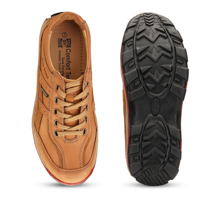 Red Chief Genuine Leather Low Ankle Lace Up Casual Fit Shoes For Men |RC2020 022