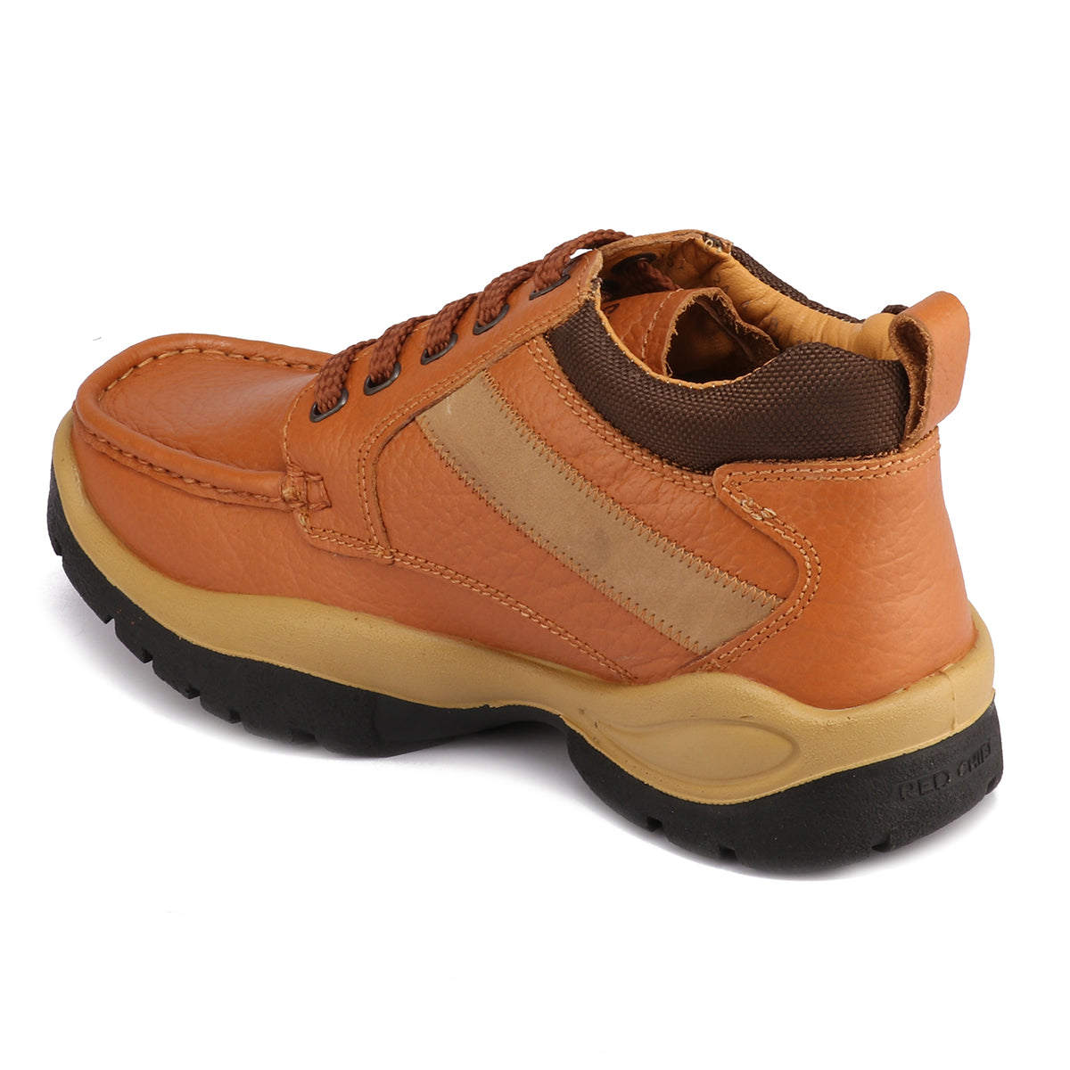 Red Chief RC2051-D  107 Men's Genuine Leather Low-Ankle Casual Shoes – Elephant Tan Color