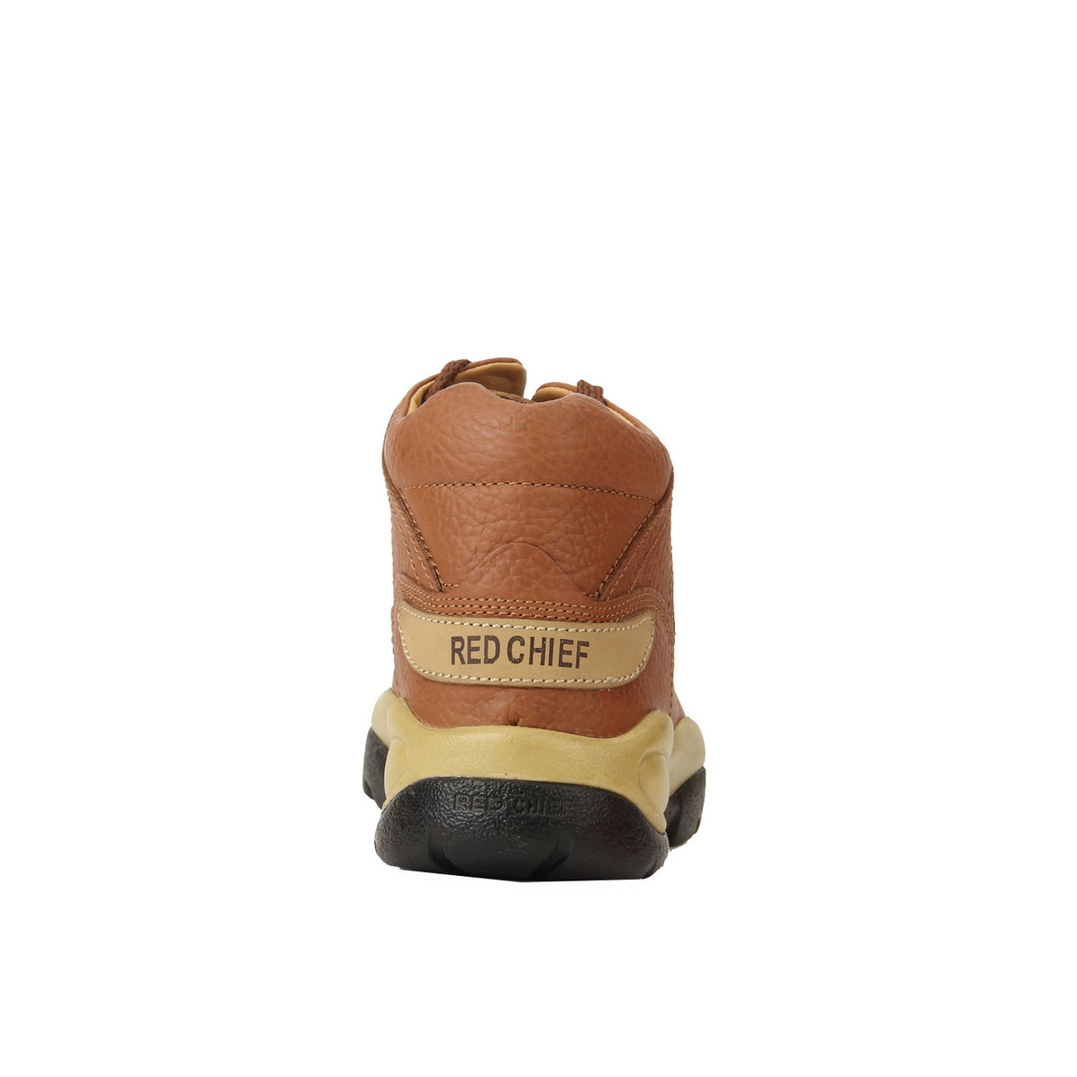 Red Chief RC2055-D 107 Men's Genuine Leather Mid-Ankle Casual Shoes – Elephant Tan Color