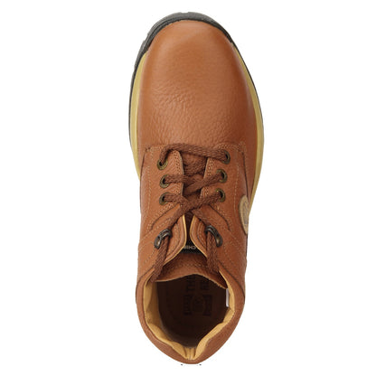 Red Chief RC2055-D 107 Men's Genuine Leather Mid-Ankle Casual Shoes – Elephant Tan Color