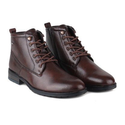 Red Chief Brown Color With High Ankle Leather Casual Boot for Men| RC2262 003