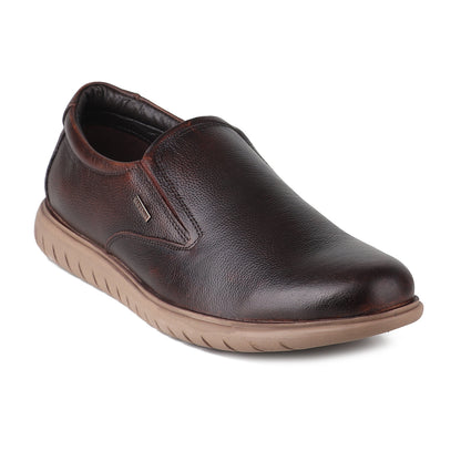 RED CHIEF Brown Leather Casual Shoes for Men RC25025 003