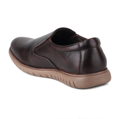 RED CHIEF Brown Leather Casual Shoes for Men RC25025 003
