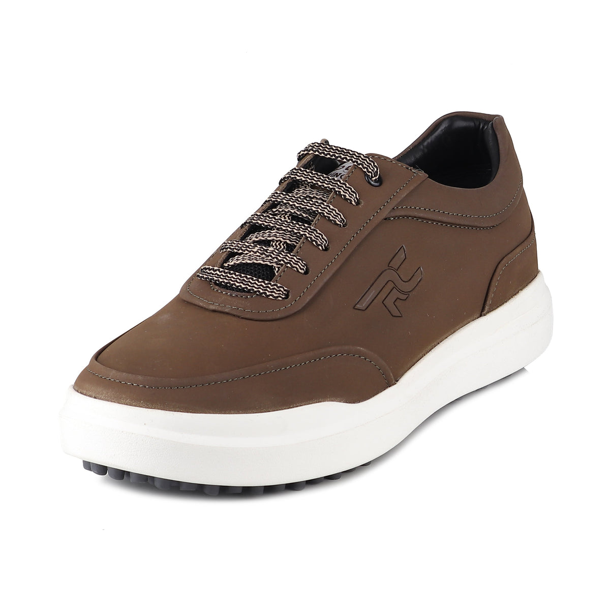 RED CHIEF Olive Leather Casual Shoes for Men RC2559 124
