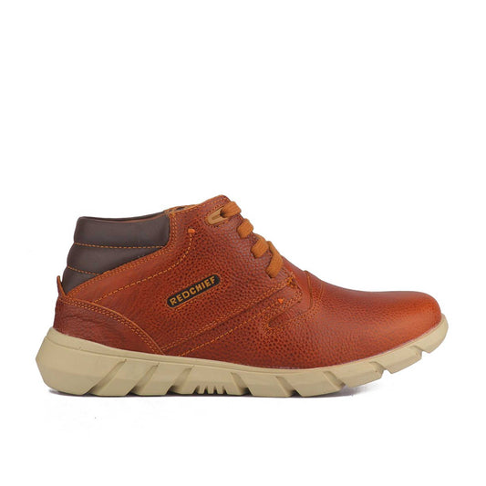 Red Chief Genuine Leather Mid Ankle Lace Up Casual Shoes For Men |RC30013 006