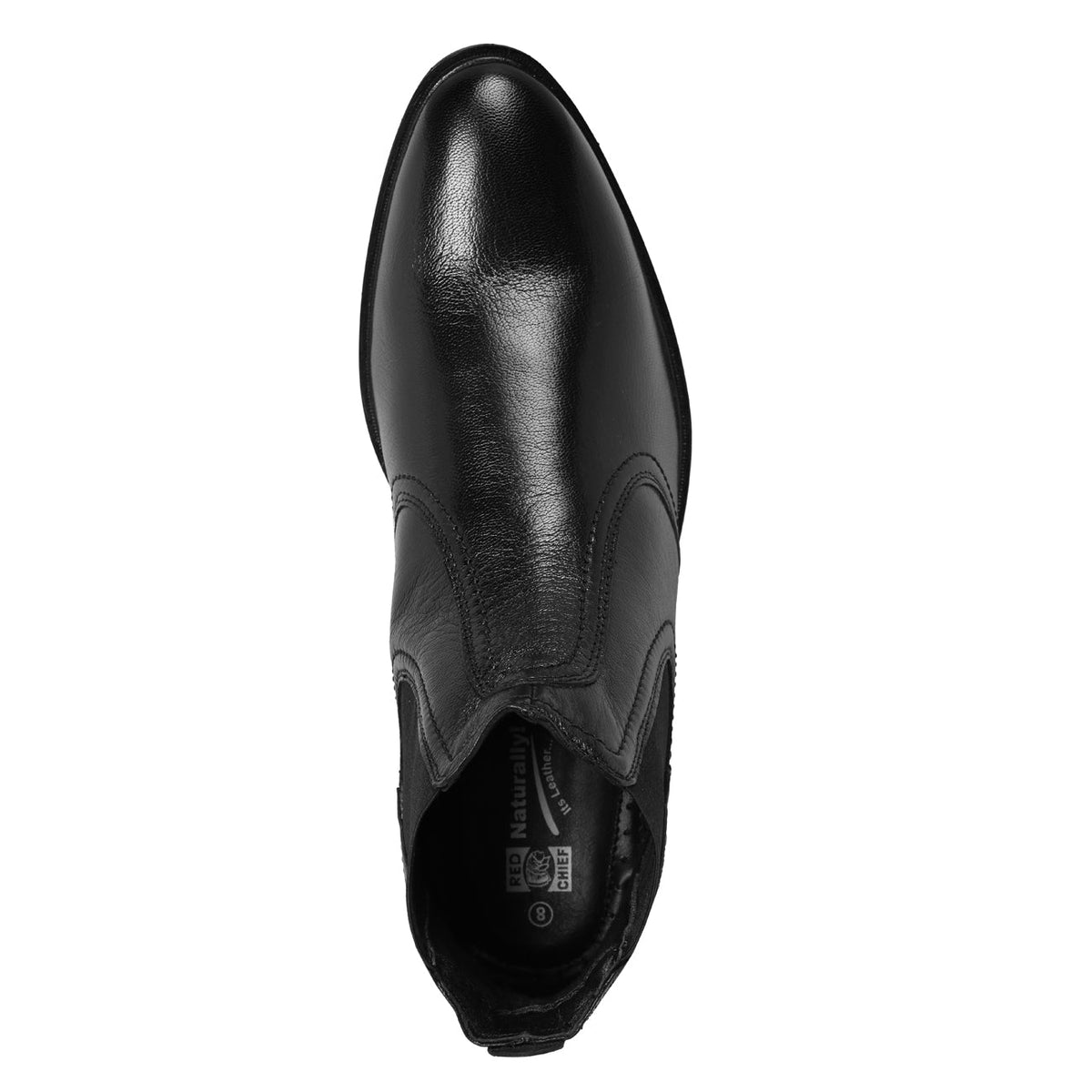 Red Chief Black Formal Chelsea Boot Shoes for Men RC3498 001