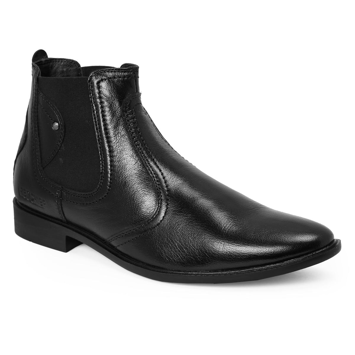 Red Chief Black Formal Chelsea Boot Shoes for Men RC3498 001