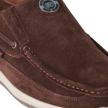 RED CHIEF Coffee Leather Casual Shoes for Men RC3504 C760