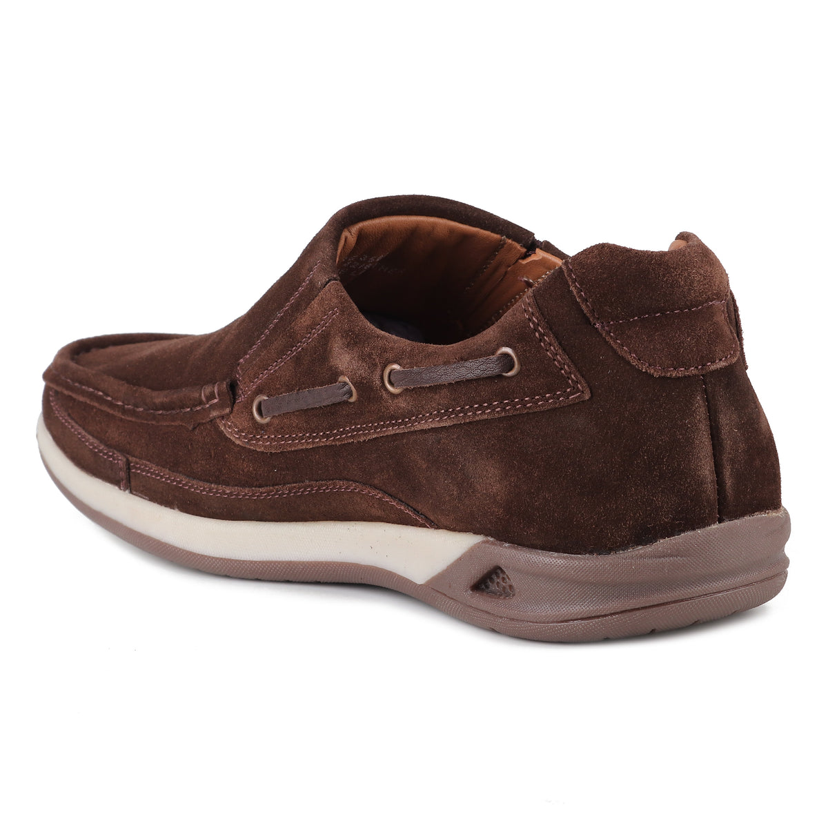 RED CHIEF Coffee Leather Casual Shoes for Men RC3504 C760