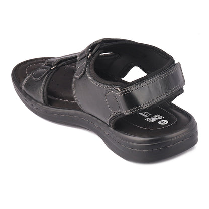 Red Chief Black Sandal for Men RC3681 001