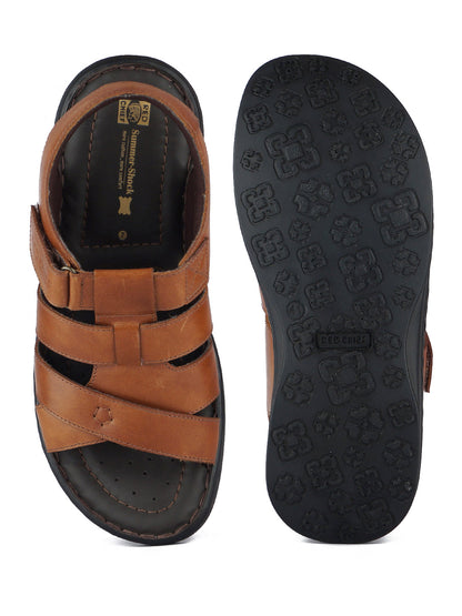 Red Chief Brown Sandal for Men RC3703 003