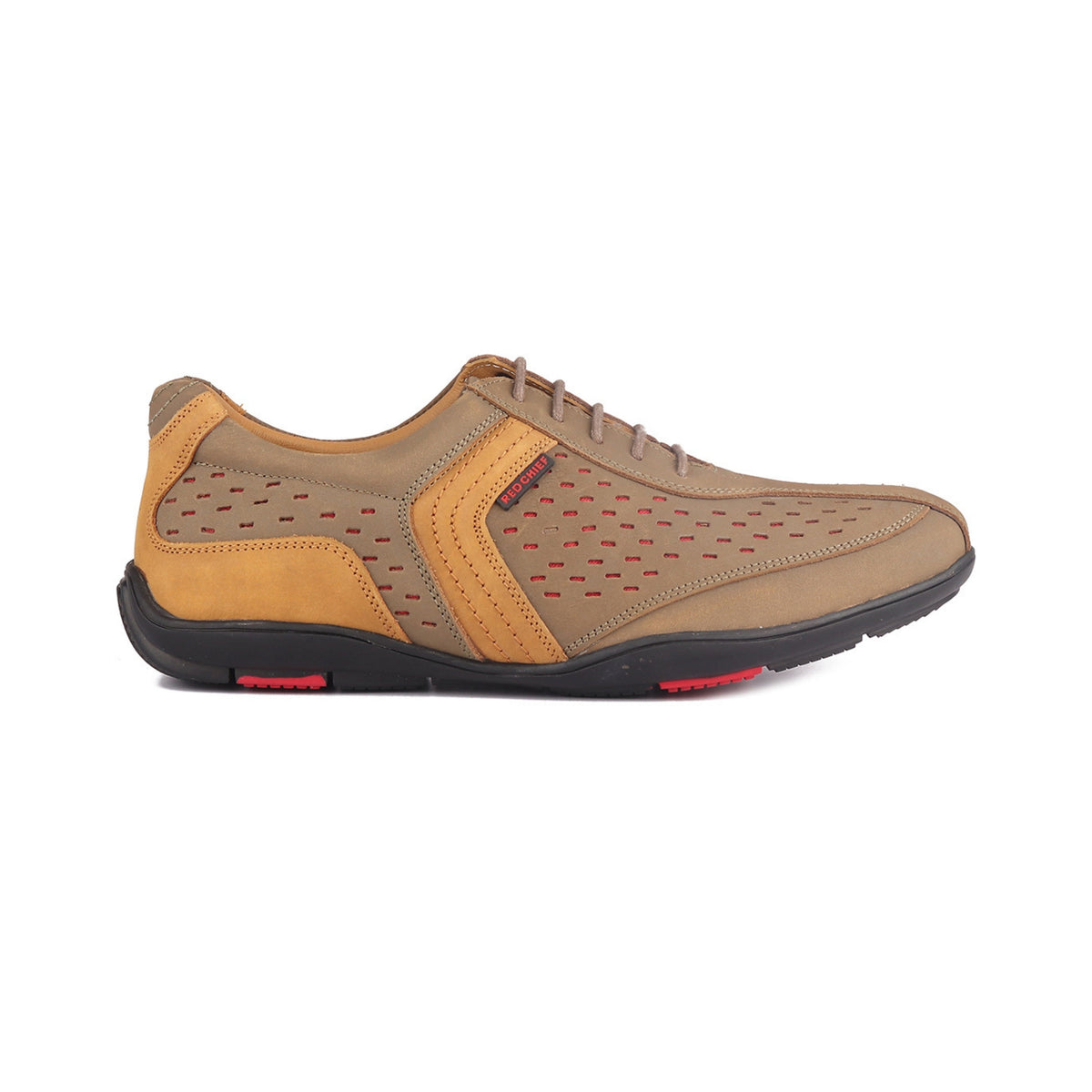 Red Chief Olive Green Casual Sneaker Shoes for Men RC3759 G0045