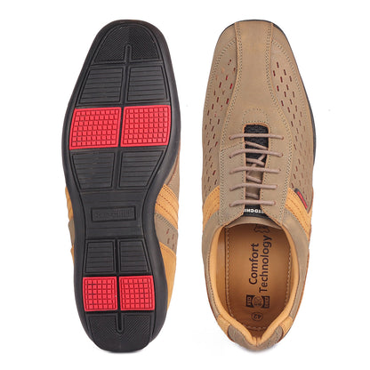 Red Chief Olive Green Casual Sneaker Shoes for Men RC3759 G0045