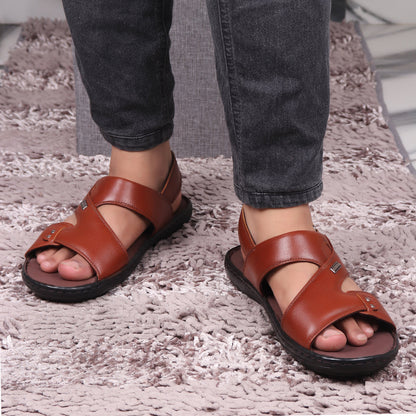 Red Chief Tan Sandal for Men RC3789 006