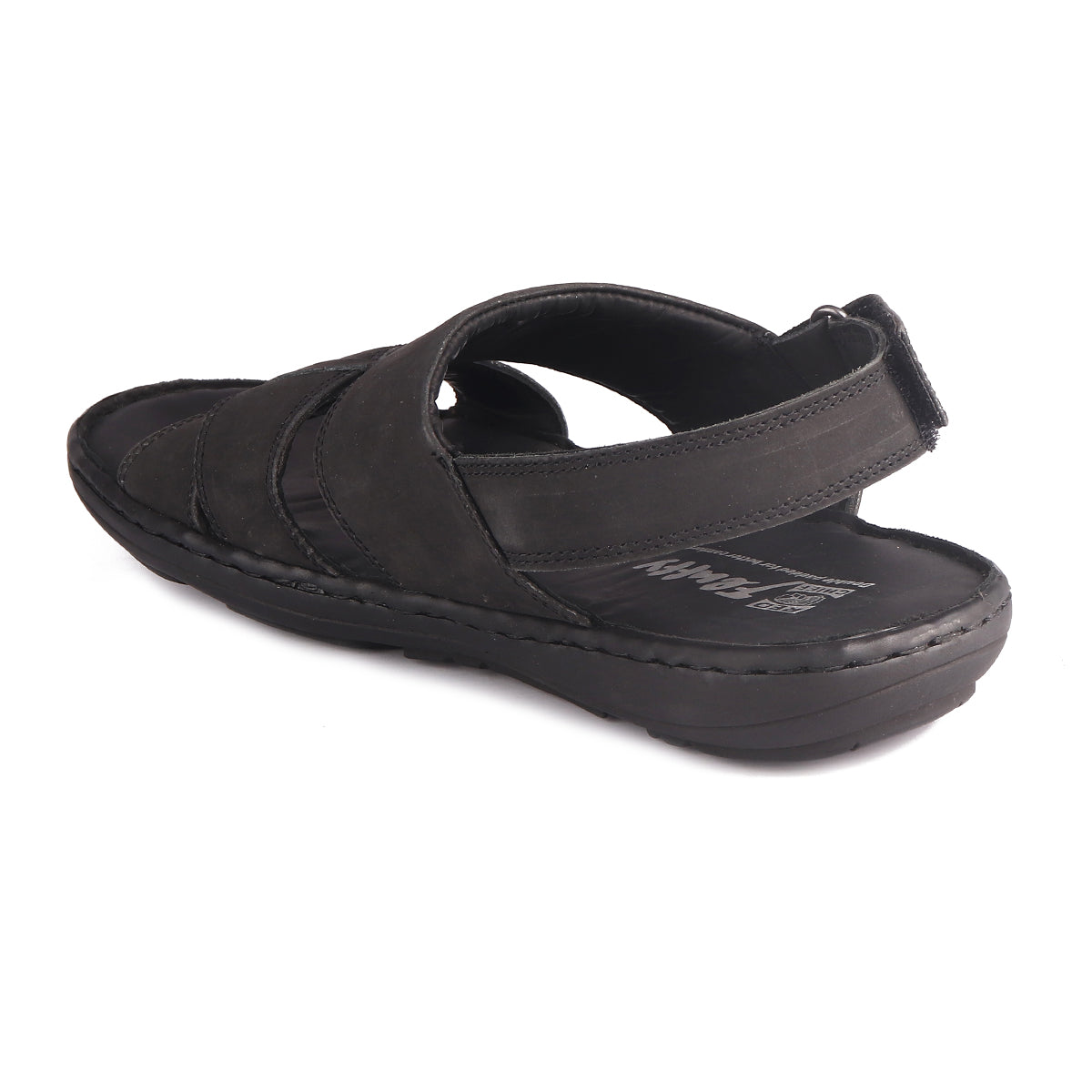 Red Chief Black Sandal for Men RC3790 001