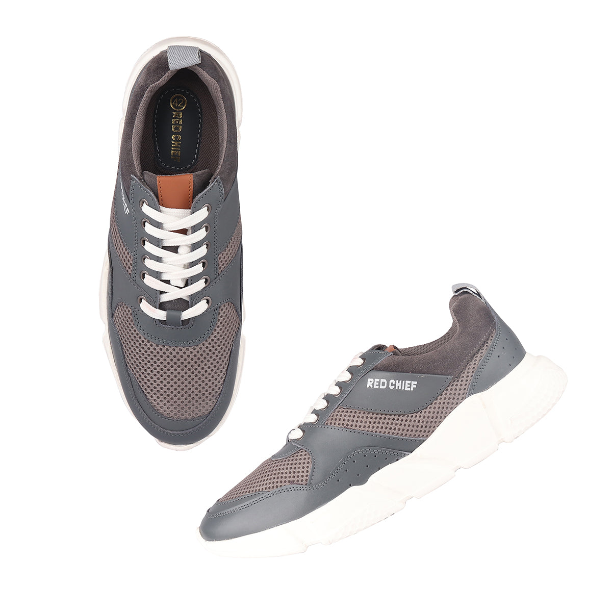 Red Chief Gray Casual Shoes for Men RC3821 005