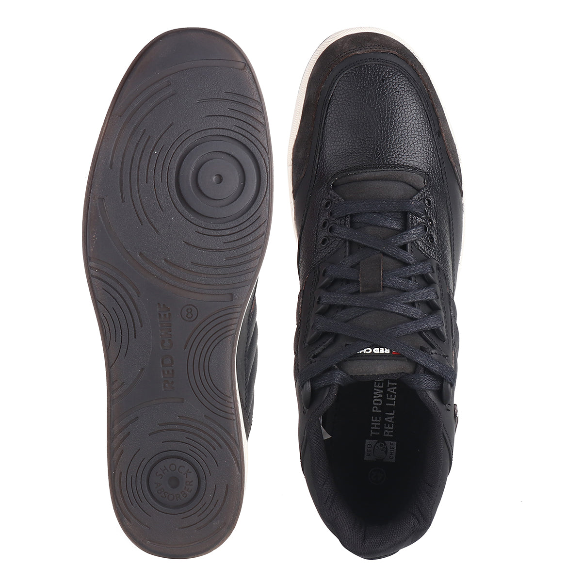 Red Chief Black Casual Sneaker Shoes for Men RC3891 001