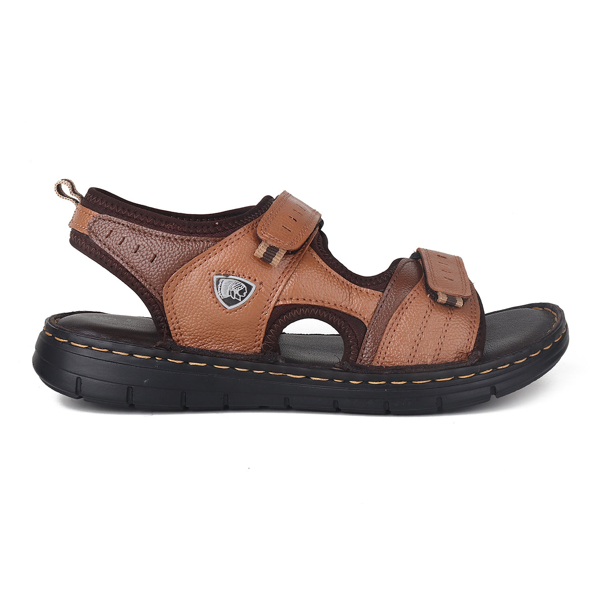 RED CHIEF Tan Leather Sandal for Men RC3911 006