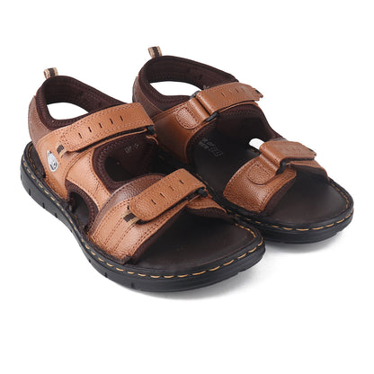 RED CHIEF Tan Leather Sandal for Men RC3911 006