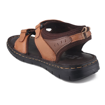 RED CHIEF Tan Leather Sandal for Men RC3911 006