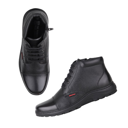 Red Chief Black Formal Boot Shoes for Men RC3933 001