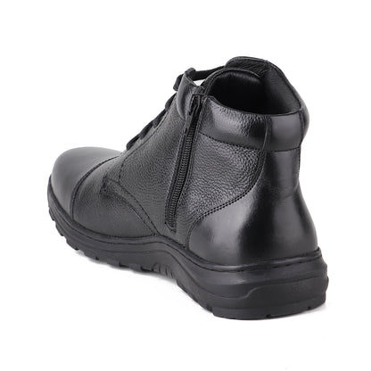 Red Chief Black Formal Boot Shoes for Men RC3933 001